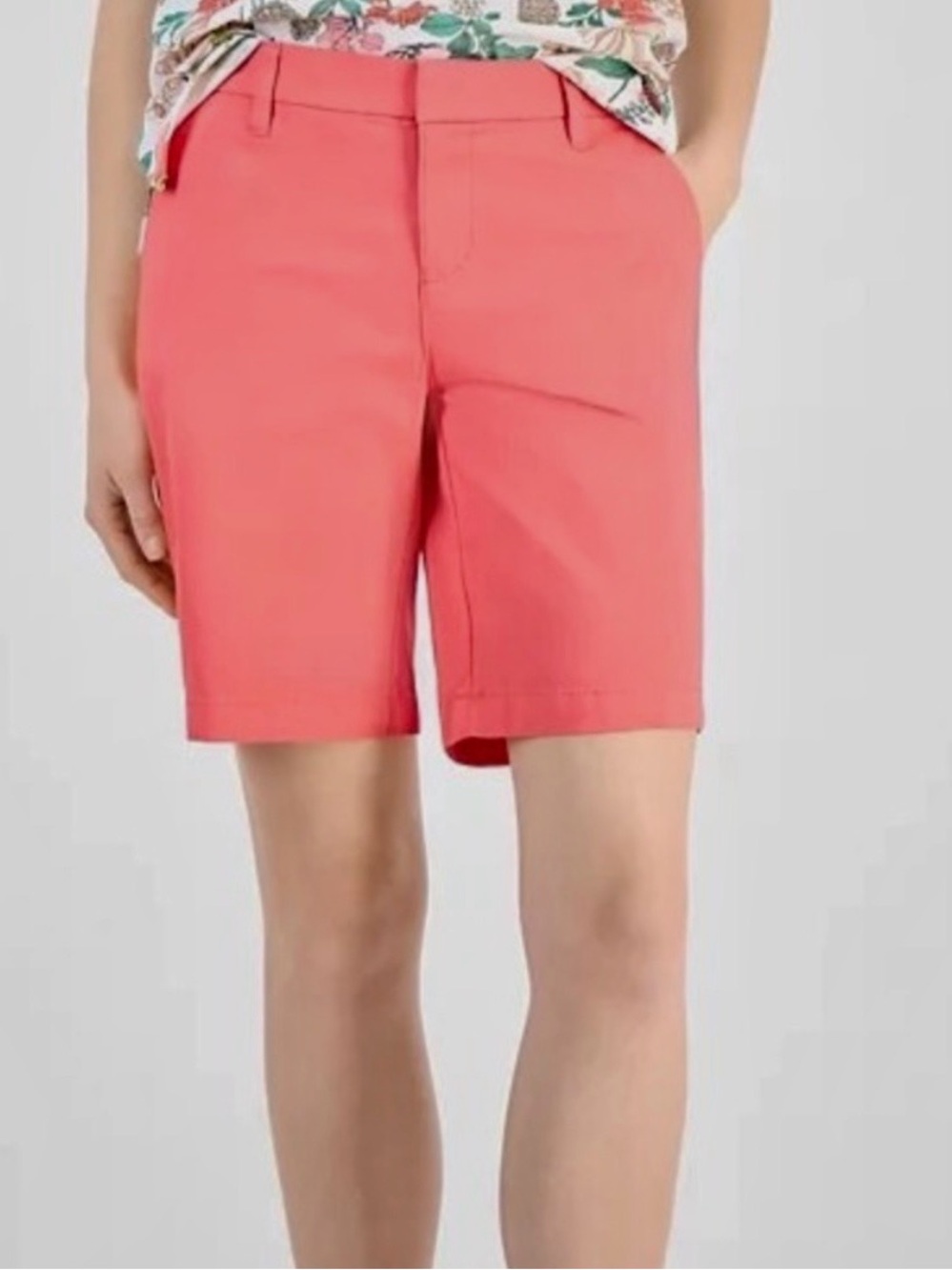 Tommy Hilfiger Coral Pink Bermuda Shorts